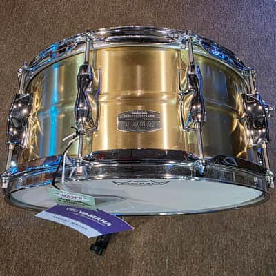 Yamaha Recording Custom 6.5x14 Brass Snare Drum image 4