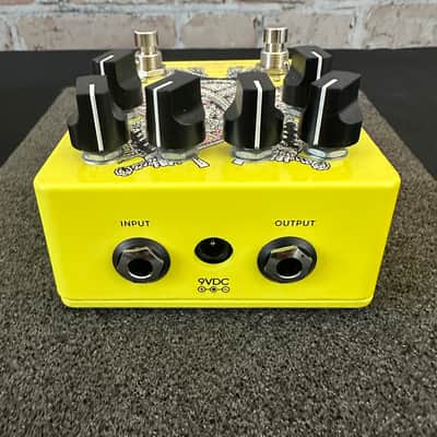 Abominable Electronics Hail Satan Deluxe Fuzz Pedal - Yellow image 5