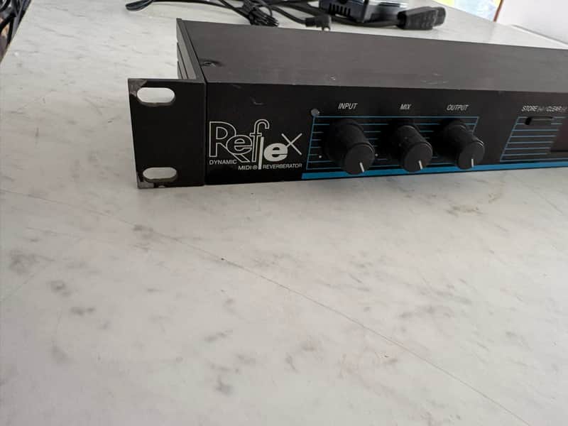 Lexicon Reflex Dynamic MIDI Reverberator 1990s - Black | Reverb