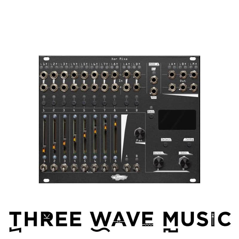Noise Engineering Xer Mixa (Black) - Stereo Mixer [Three Wave Music] image 1