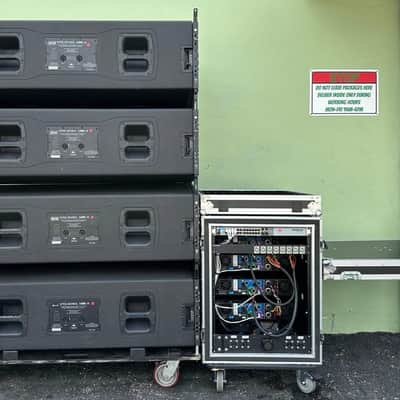 (4) JBL VTX-V25-11 LINE ARRAY W/ TRANSPORT CART AND CROWN AMP RACK (THS) image 19
