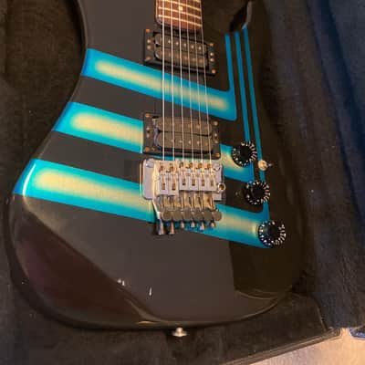 Kramer Pacer Special 1982 - Black with bent wire graphic image 3