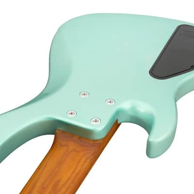 Sadowsky MetroExpress 5-String 24-Fret Modern Bass Roasted Maple Fingerboard 5-String Solid Sage Green Metallic High Polish image 5