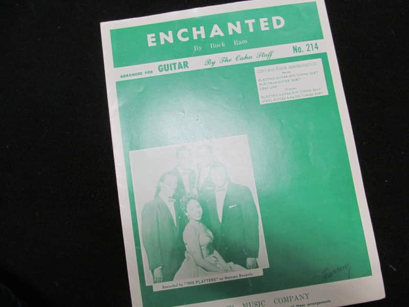 The Platters Enchanted 1959 Sheet Music image 1