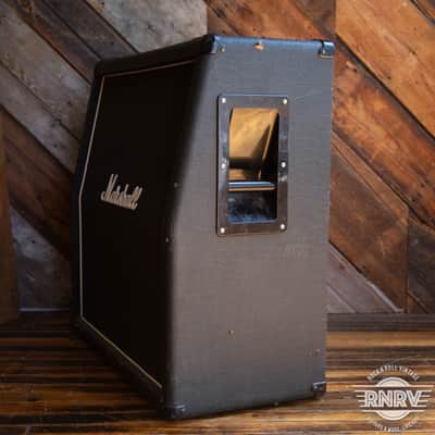 Marshall 1960 Lead Slant Cab Early 80's (Unloaded) - Black Tolex image 4