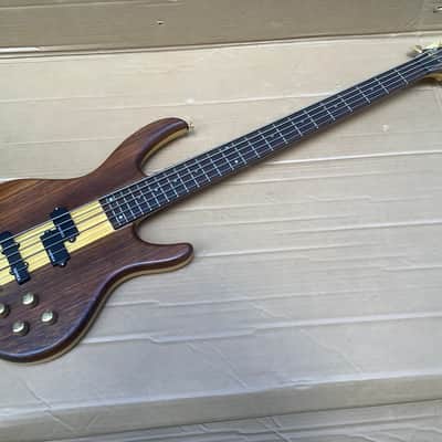 Samick Vintage 5 string bass 90’s / alembic construction style gorgeous wood image 4