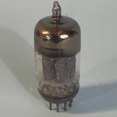 1958 General Electric 6680 12AU7A ECC82 Vintage Halo Getter Preamp Tube! T156 image 2