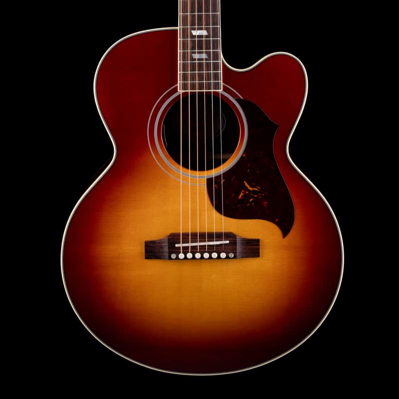 Gibson Parlor Rosewood EC Rosewood Burst with Case image 1