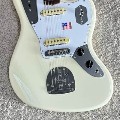 Mint Fender Johnny Marr Jaguar, Rosewood Fingerboard, Olympic White Electric Guitar image 4