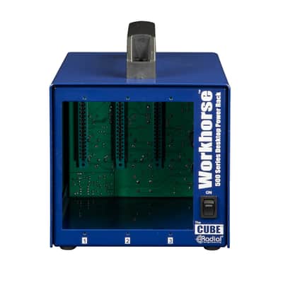 Radial Engineering Workhorse Cube 3-Space Desktop Power Rack for 500 Series Modules *AUTHORIZED DEALER image 9