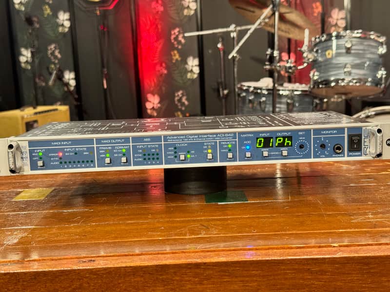 RME ADI-642 MADI / AES Digital Format Converter 2010s - Blue image 1