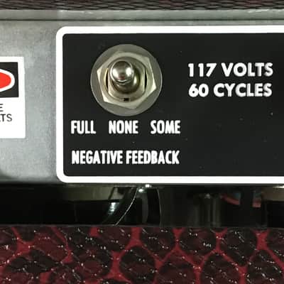 Denver Amp Works BlackFace DeLuxe Reverb Red SnakeSkin image 8