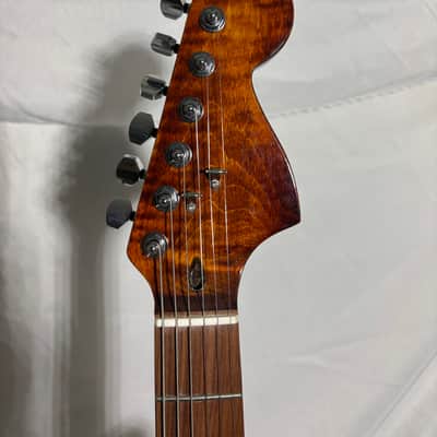 Partscaster Strat Style guitar 2025 - sienna burst image 10