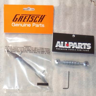 Gretsch® Allparts Space Control Adjustable Chrome Bridge~12" Radius~Rosewood Base~Brand New image 1