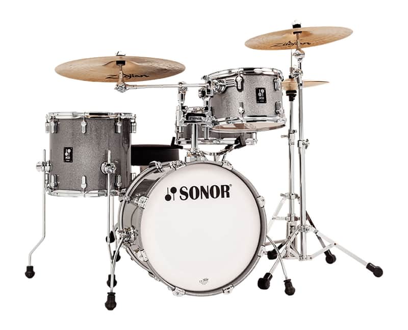 Sonor AQ2 Maple Bop 4-pc Shell Pack w/ 18" Kick - Titanium Quartz image 1
