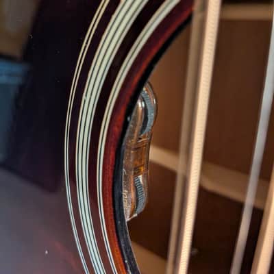 Eastman AC330E 12-String Jumbo Acoustic/Electric Guitar w/Case - Sunburst (Serial #M2524591) image 7
