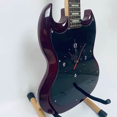 J&D Red Guitar Body with Maple Neck, Rosewood Fingerboard image 2