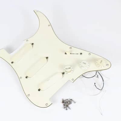 1987 Vintage Fender Stratocaster Plus Loaded PICKGUARD Gold Lace Sensor Pickups USA Strat E4 Series image 1