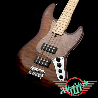 Revelation RBN Dark Sunburst 4 String Bass guitar image 1