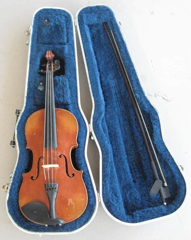 German 4/4 Violin 1980s? - Brown