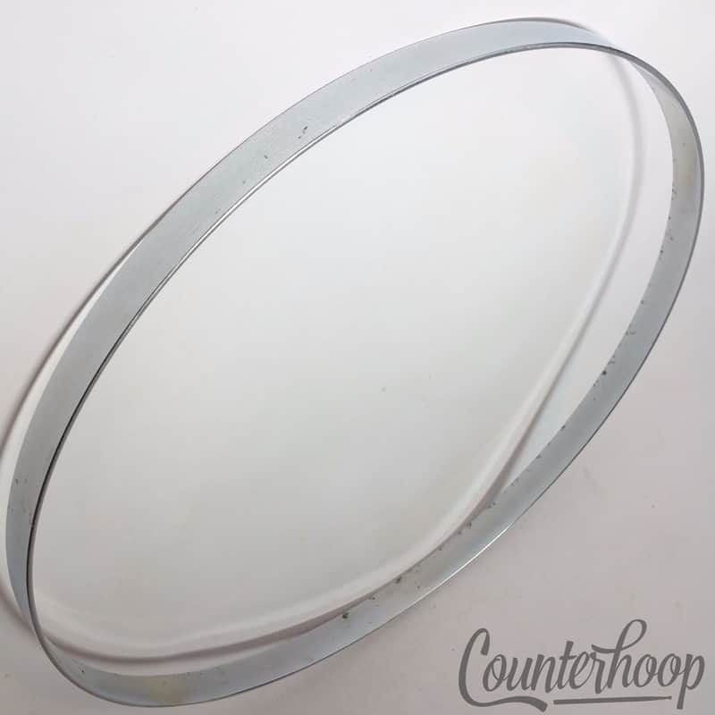 Gretsch 14"Straight Stick-Chopper Chrome Snare Drum/Tom Batter/Resonant Rim/Hoop image 1