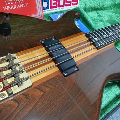 EXTREMELY RARE Lefty 1980 Aria Pro SB1000 Walnut Japan Vintage High End Left Handed Electric Bass SB-1000WA image 11