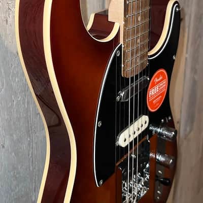 New Squier Paranormal Custom Nashville Stratocaster with Laurel Fretboard - Chocolate 2-Color Sunburst, In Stock and Ships Ultra Fast! image 6
