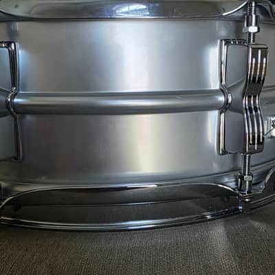 Ludwig No. 404 Acrolite 5x14" 8-Lug Aluminum Snare Drum with Keystone Badge July 1969 - Matte Aluminum image 16