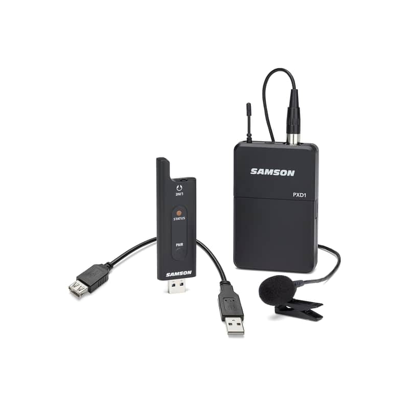 Samson XPD2 LM8 USB Digital Wireless Lavalier Microphone System image 1