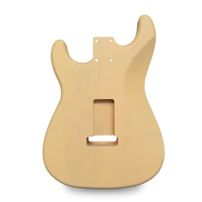 Stratocaster Guitar Body SSS - Translucent Butterscotch Blonde Vintage Nitro Satin - 2 Piece American Alder image 2