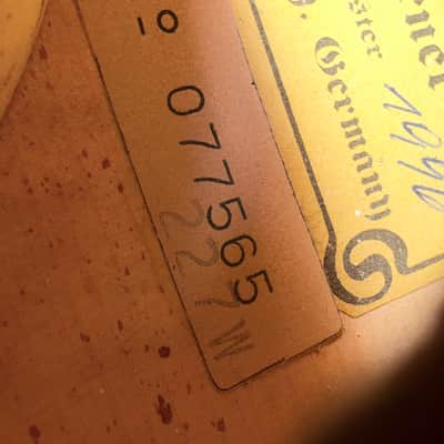 Immagine 1996 Erich Werner 4/4 Violin – Bubenreuth Germany 1996 Erich Werner 4/4 Violin – Bubenreuth Germany – Bow & Fitted Case 1996 - Warm Amber Varnish - 11