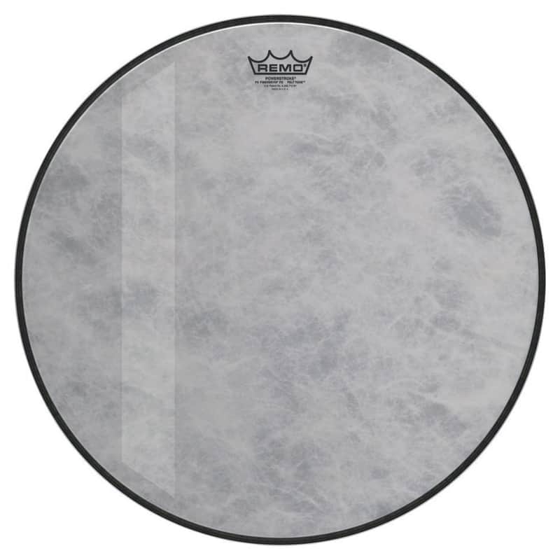 Remo 20" Powerstroke 3 Fiberskyn Felt Tone Bass Drum Head image 1
