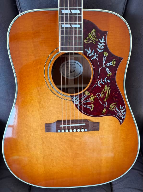 2010 Gibson Hummingbird Standard w/ LR Baggs Element Electronics – Cherry Sunburst – Excellent Condition – Original USA Bozeman Build – OHSC image 1