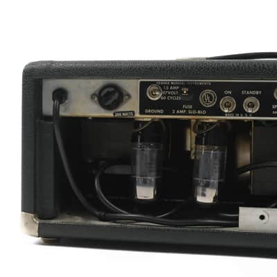 Vintage Fender Bassman Black Panel Head Owned by Miguel Briseño of Lord Huron image 10