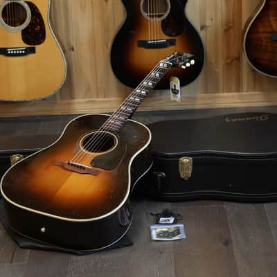 Vintage! 1943 Gibson Banner SJ Southern Jumbo w/ Truss Rod Acoustic Guitar Sunburst + HSC image 1