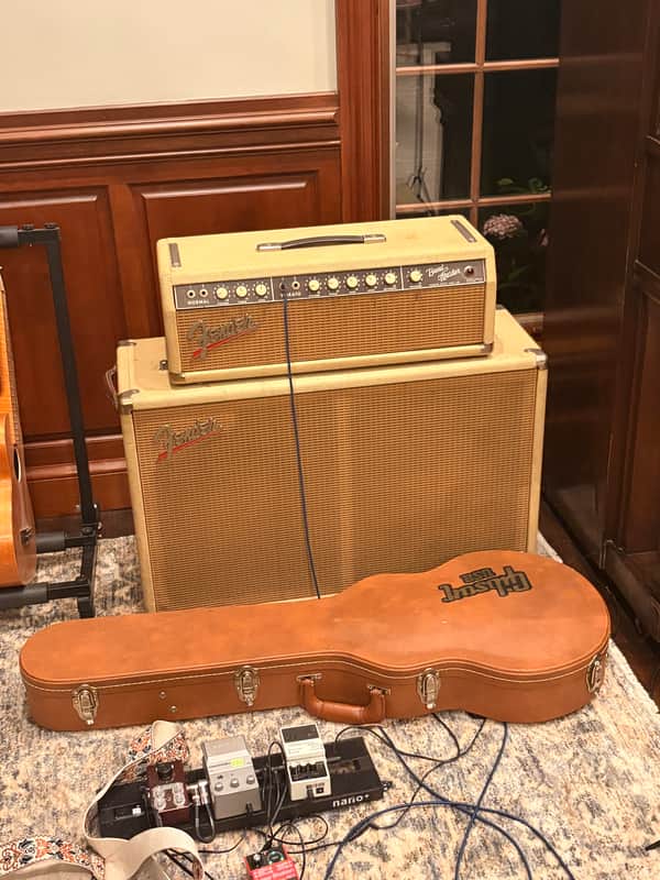 Fender Band Master 1962 - Pre CBS Blonde Tolex image 1