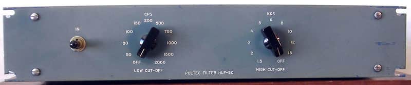 Pultec  HLF 3C filter 1960's Grey image 1