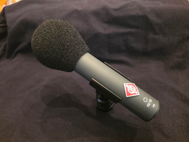 Neumann KM 183 mt Small Diaphragm Omnidirectional Condenser Microphone 1993 - Present - Matte Black image 1