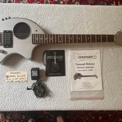 Fernande Nomad Deluxe Electric Guitars Silver/Gray image 3
