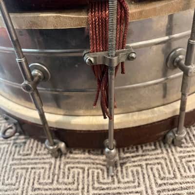 Wilson Brothers 1920s 14x5 NOB snare 20s - Nickle image 7