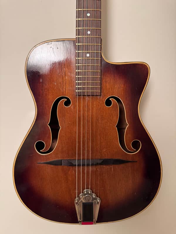 Couesnon F-hole 1940's - Sunburst Selmer style guitar image 1