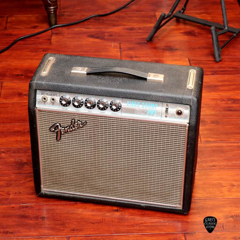 1968 Fender Vibrochamp drip edge silver face (FAM0237) image 1