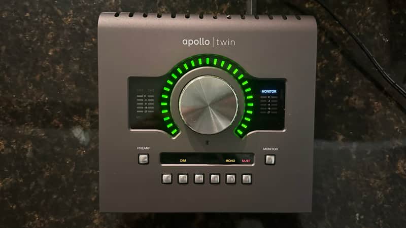Universal Audio Apollo Twin QUAD MKII Thunderbolt Audio Interface 2010s - Dark Grey image 1