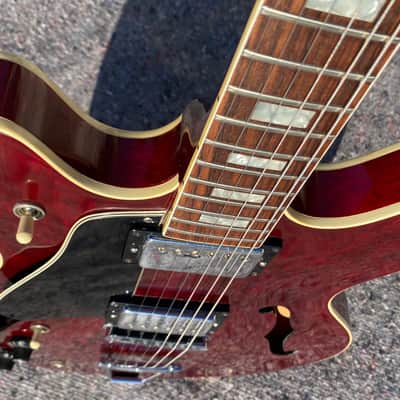 Gibson ES-335TD Lefty 1976 - Cherry/Wine Red image 3