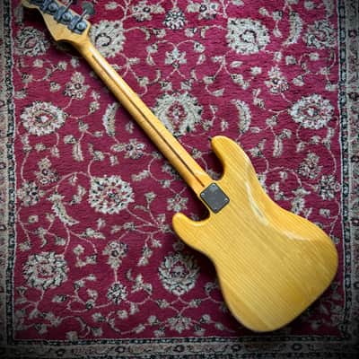 1973 Fender Precision Bass with Maple Fretboard in Natural Finish image 6