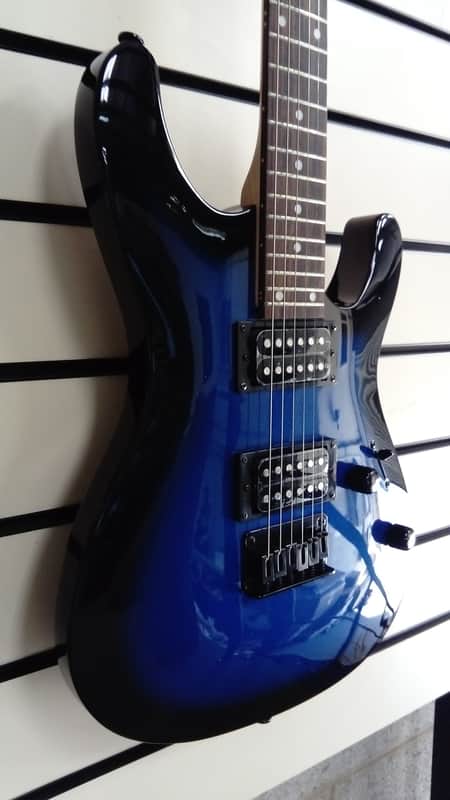 Ibanez GS221-MBS GIO 200 S Series HH Electric Guitar Metallic Blue Sunburst image 1