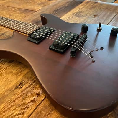 Dean Vendetta guitar brown image 10