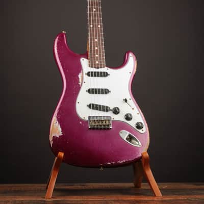 Fender Masterbuilt Andy Hicks 1960 Stratocaster Ruby Star Red Metallic Heavy Relic (USED, 2025) image 11