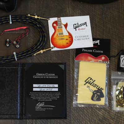 2010 Gibson Custom Shop Les Paul Zakk Wylde Signed Signature Electric Guitar Bullseye + COA OHSC image 2