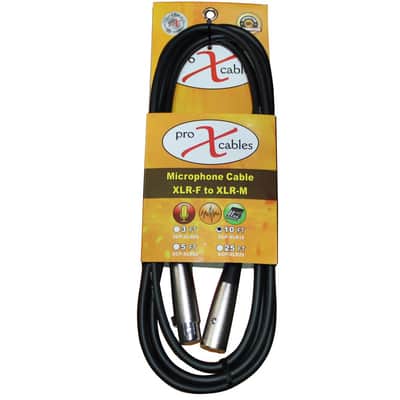 ProX Premium Series XCP-XLR10 10' XLR-F to XLR-M Balanced Audio Microphone Cable image 5